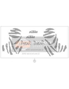DECAL SET 990 ADV. BLUE 06